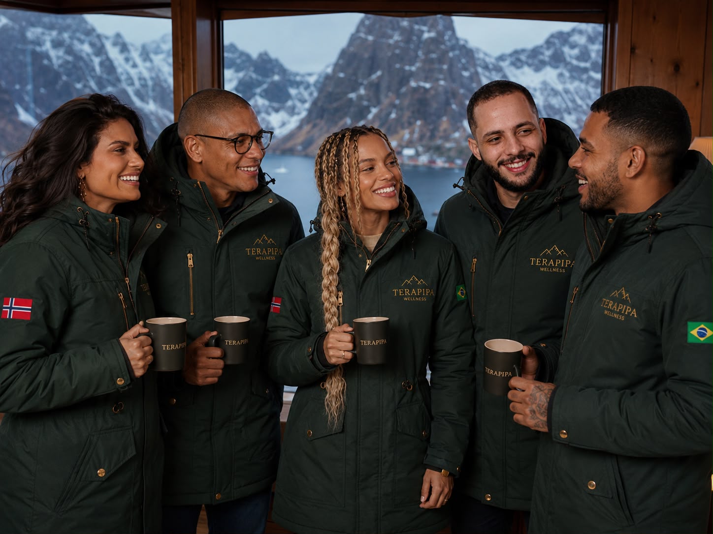 Equipe Terapipa em Senja, Noruega